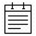 Ereignisnotiz Ereignis Kalender Symbol