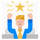 Erfolg Erfolg Gewinner Symbol