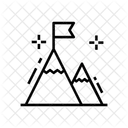 Mission Erfullen Sieg Ziele Erreichen Symbol