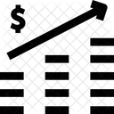 Einnahmen Gewinndiagramm Wachstum Symbol