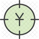 Ergebnis Ziel Bullseye Symbol