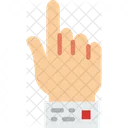 Erhobene Hand  Symbol