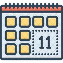 Erinnern Freizeit Kalender Symbol