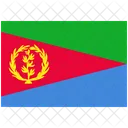 Bandera Pais Eritrea Icono