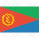 Eritrea Bandera Mundo Icono