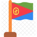 Eritrea Bandera De Eritrea Bandera Icono