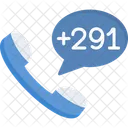 Eritrea Dial Code  Icon