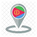 Eritreia Bandeira Ícone