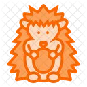 Erizo Animal Fauna Icon