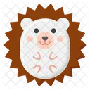 Erizo Animal Fauna Icono