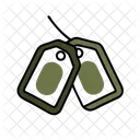 Erkennungsmarken Identifikation Militar Symbol