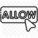 Erlauben  Symbol