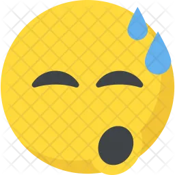 Erleichtertes Emoji  Symbol