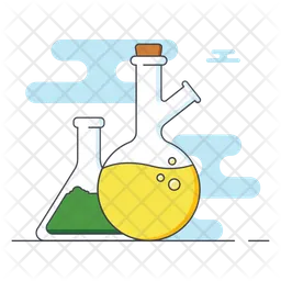 Erlenmeyer Flask And Florence Flask  Icon