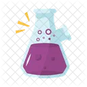 Laboratory Erlenmeyer Experiment Icon