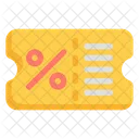 Ermäßigtes Ticket  Symbol