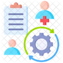 Ermittler Medizin Untersuchung Symbol