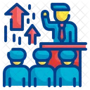 Chef ermutigen  Symbol