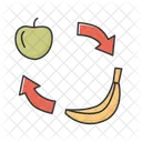 Ernährungsumstellung  Symbol