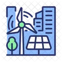 Erneuerbaren Energiequellen  Symbol