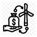 Erneuerbarer Kredit  Symbol