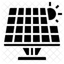 Solarpanel Solarzelle Erneuerbarer Strom Symbol