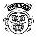 Ernsthaft  Symbol