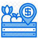 Ernte Apfel Karotte Symbol