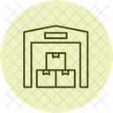 Erntelager Ernte Lagerung Symbol