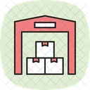 Erntelager Ernte Lagerung Symbol