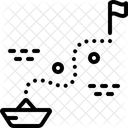 Eroberung Boot Flagge Symbol
