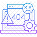 Cyber Crimes Cyber Security Eror Icon
