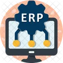 ERP Software Geschaft Symbol