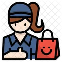 Errand Delivery Courier Icon