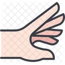 Erreichen Hand Korperteil Symbol