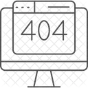 Erreur Thinline Icon Icône