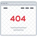 Erreur 404  Icône