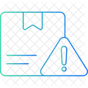 Erreur De Livraison Avertissement De Colis Alerte De Colis Icône