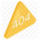 Erro 404 Alerta Aviso Icon