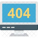 Erro 404  Ícone