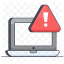 Erro De Computador Aviso Perigo Ícone