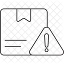 Erro De Entrega Aviso De Pacote Alerta De Pacote Icon