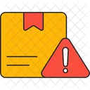 Erro De Entrega Aviso De Pacote Alerta De Pacote Icon