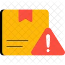 Erro De Entrega Aviso De Pacote Alerta De Pacote Icon