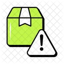Erro De Entrega Erro De Encomenda Aviso De Pacote Icon
