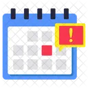 Erro De Calendario Erro De Agenda Planejador Icon