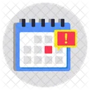 Erro De Calendario Erro De Agenda Planejador Icon