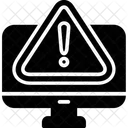 Erro De Sistema Alerta De Computador Aviso De Computador Ícone