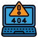 Erro De Site Erro 404 Erro De Laptop Ícone