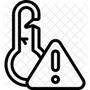 Erro Do Termometro Termometro Aviso Ícone